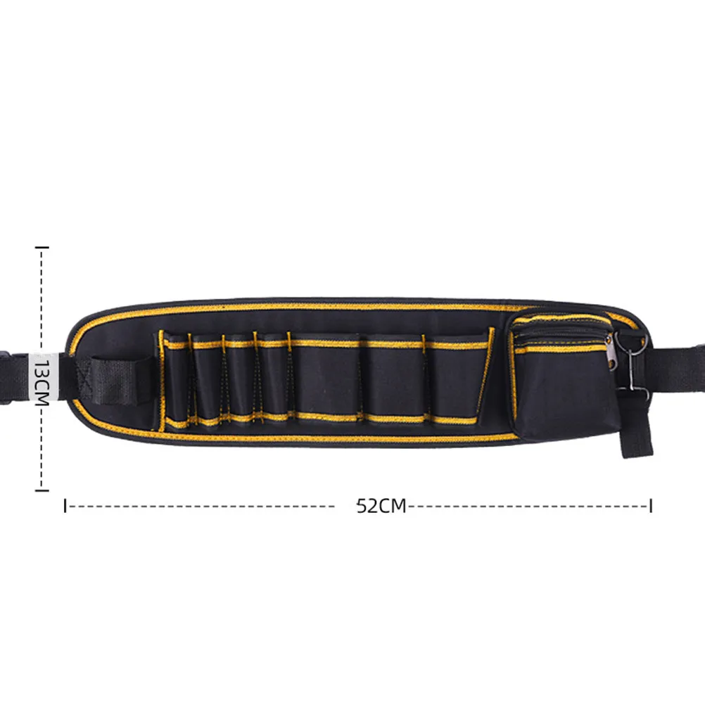 1Pcs Ergonomic Multi Compartment Tool Pocket Waist Bag Oxford Fabric Heavy Duty for Outdoor Gardening Workshop Tool Organization