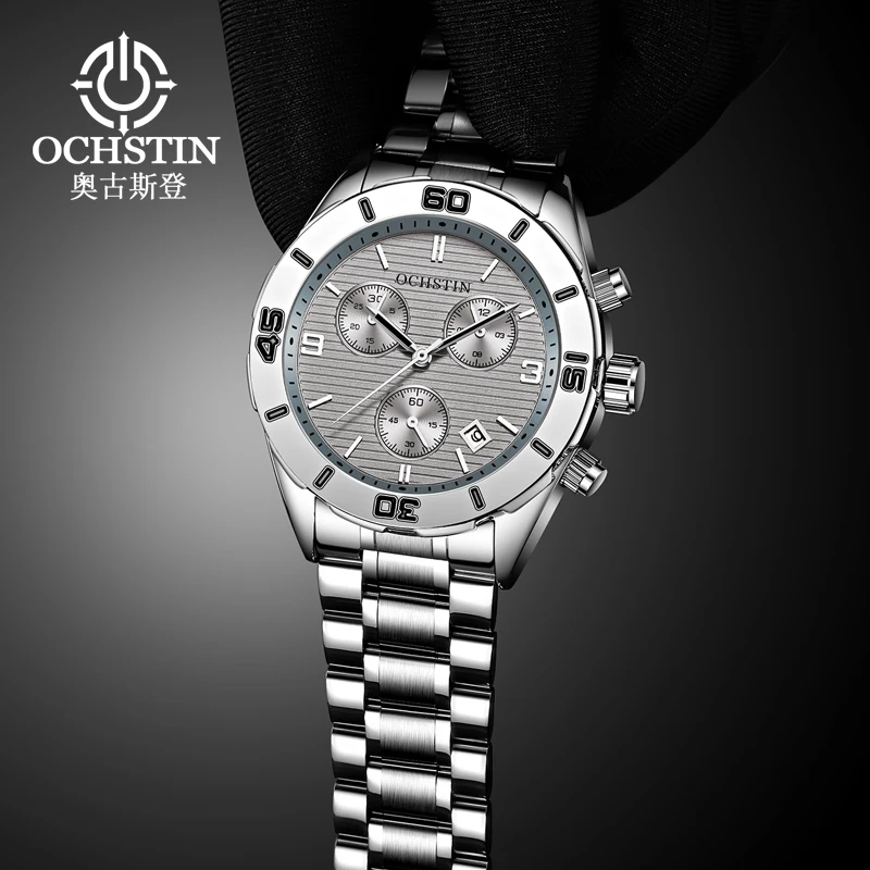 Ochstin Sports Street Navigator Series Multi functional Quartz Movement New 2024 Waterproof Watch Men's Quartz Watch