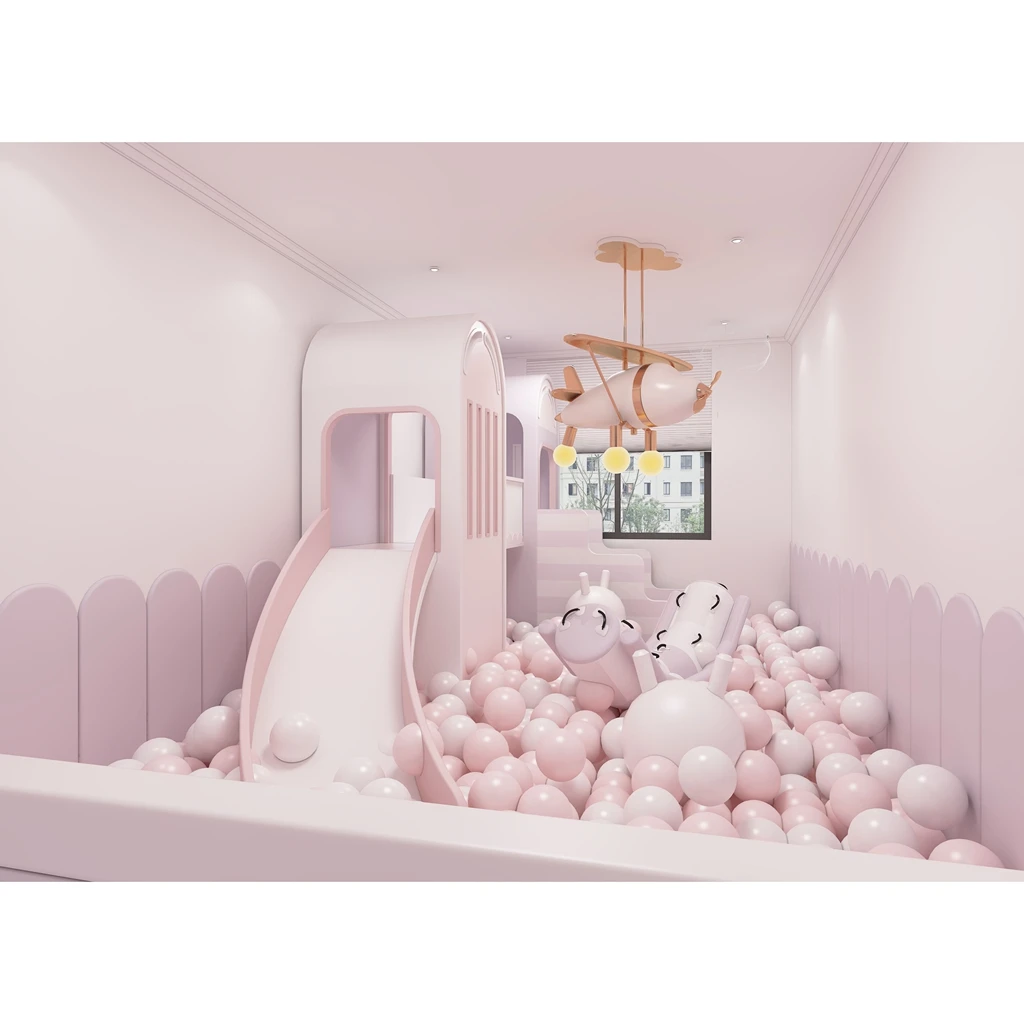 معدات ملعب داخلية مخصصة للأطفال الصغار في الحديقة، مسرح صغير، مجموعة لعب تفاعلية للأطفال، مسرح تظاهري