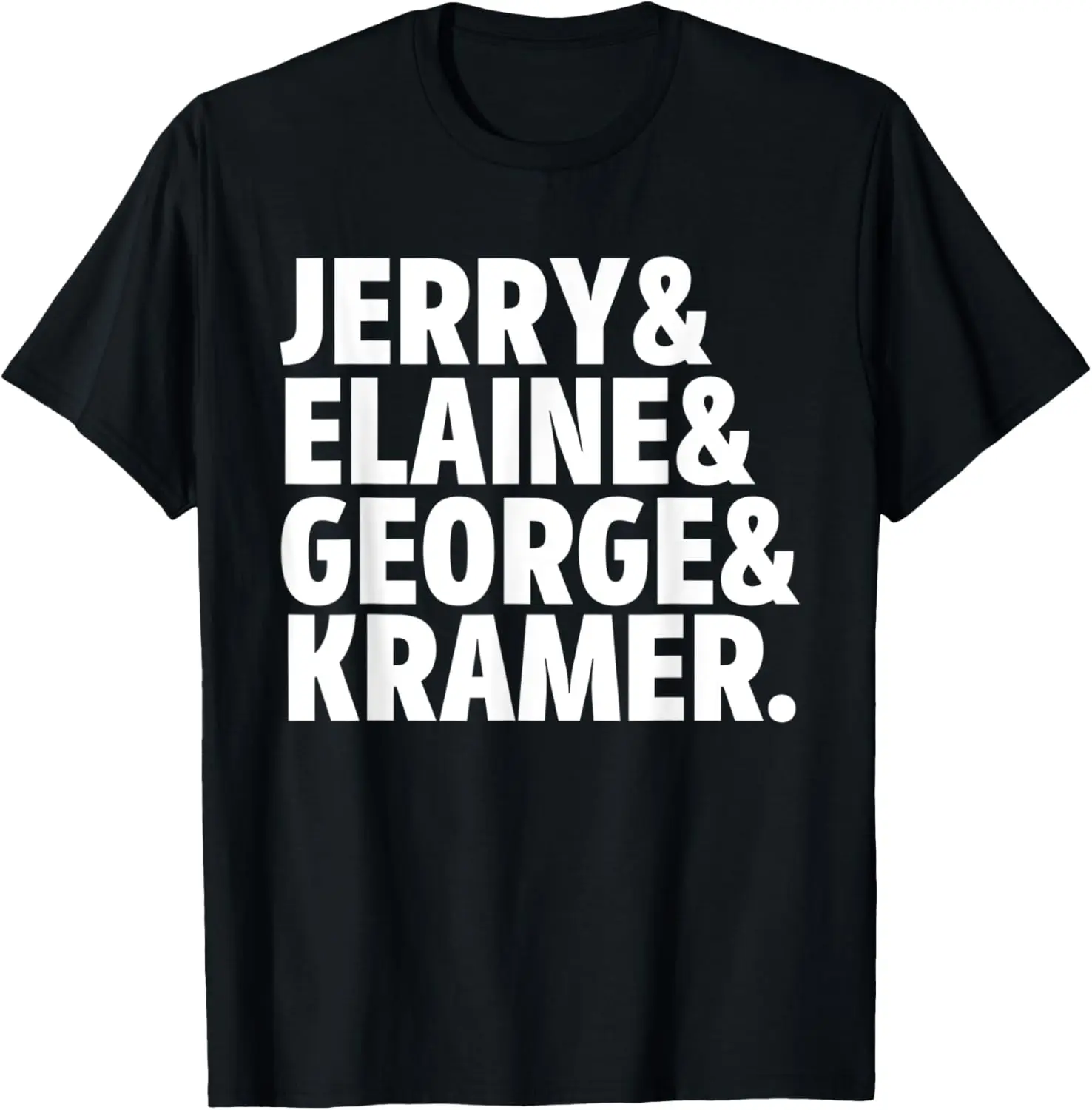 Beste vrienden zoals Jerry, Elaine, George en Kramer. T-shirt