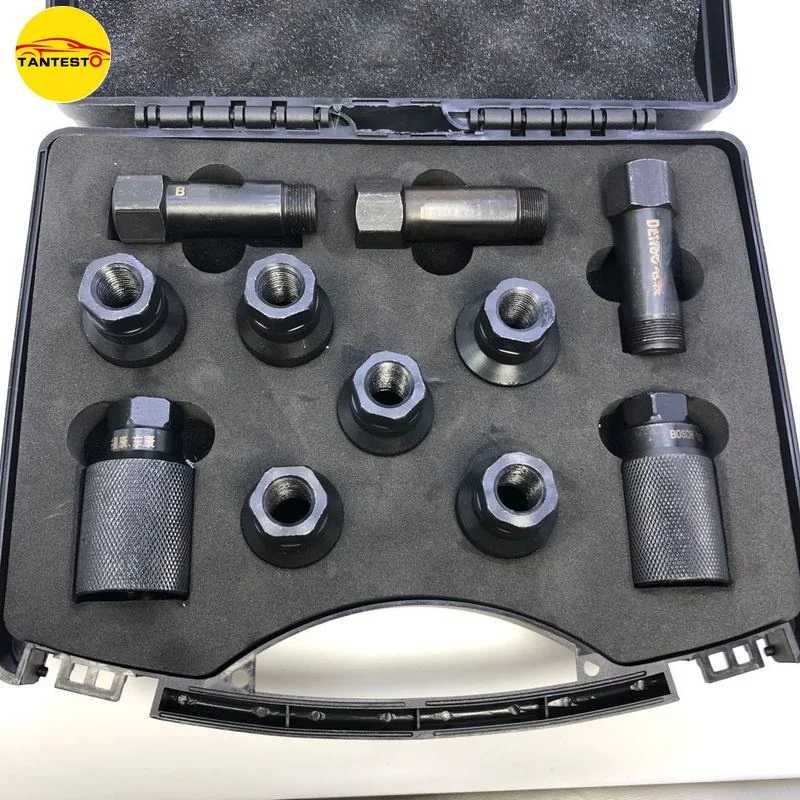 11PCS Diesel Common Rail Injector Removal Puller Tool for Bosch 110 120 Denso 1211 Cummins Cat 320D Xinfeng Beiyou Chongyou