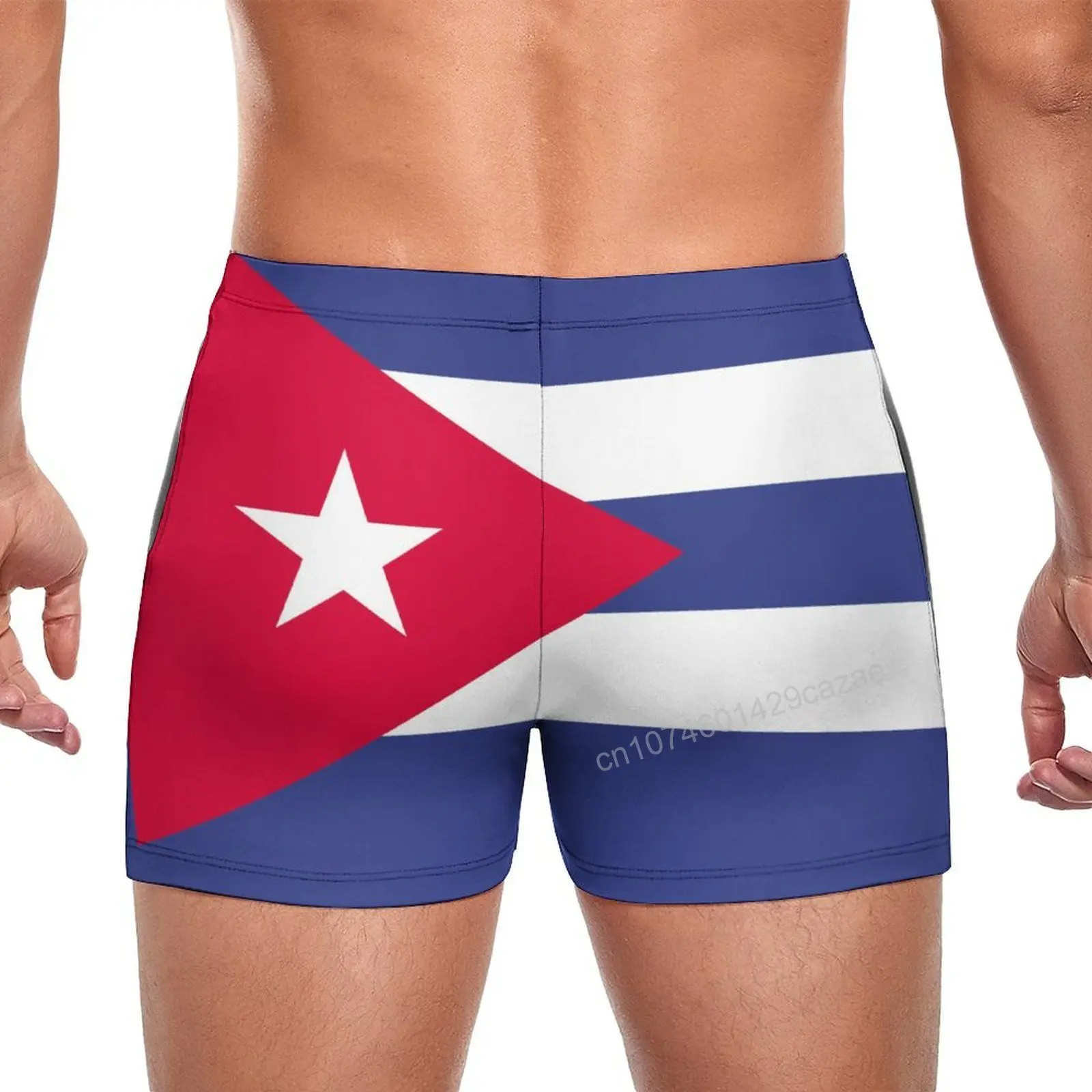 Swimming Trunks Cuba Flag Quick Dry Shorts For Men Swim Beach Short Summer Gift