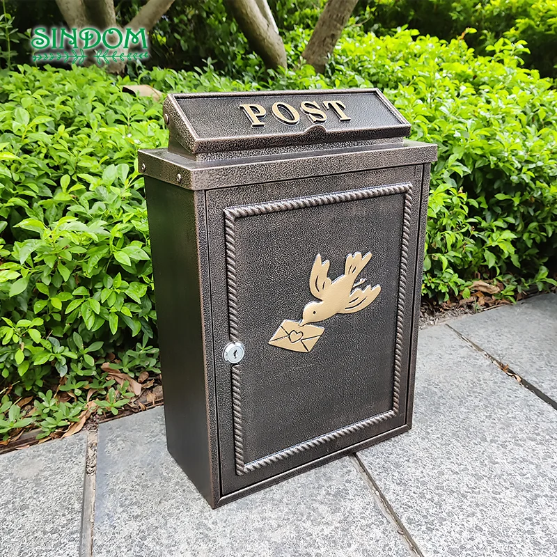 2023 New Arrivals Pigeon Outdoor Street Garden Wall Mounted Mailbox