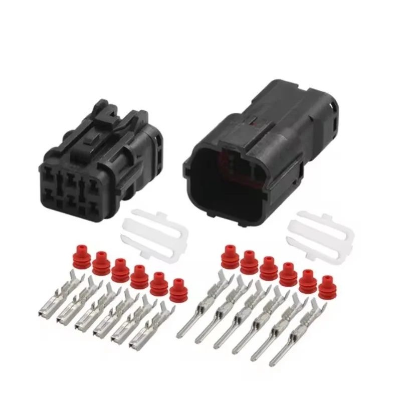 

10sets Dj7061y-2-11 / 21 waterproof connector 6p connector mg640337-5 mg610335-5 with terminal