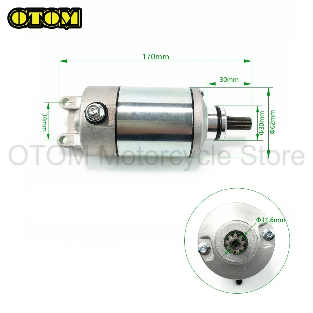 Motorcycle For SUZUKI 2000-2022 Starter Motor 9T Electrical Engine Start DRZ400 DRZ400E DRZ400S DRZ400SM LTZ400 Accessories Part