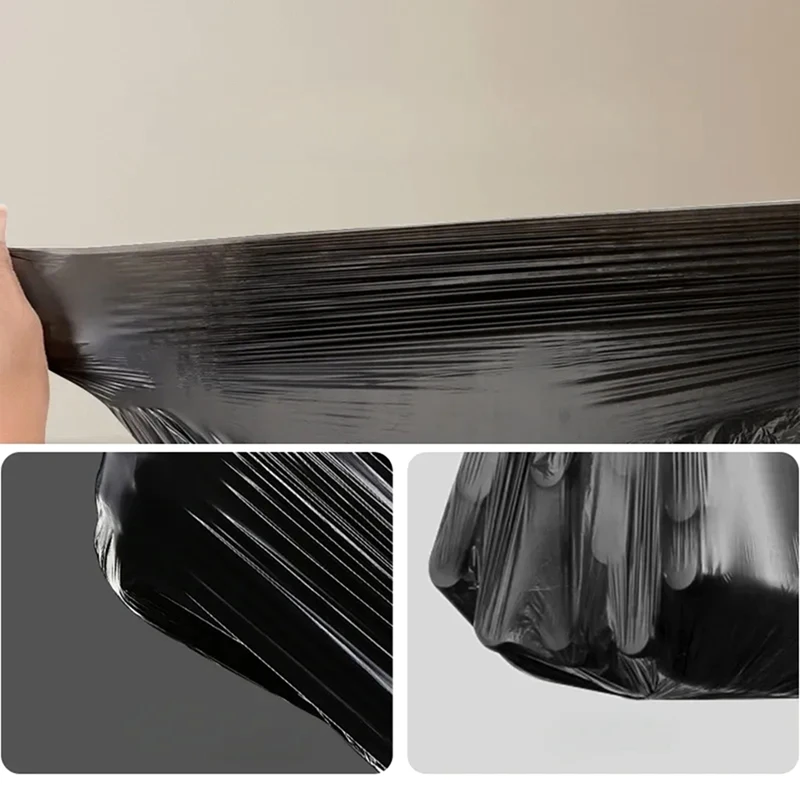 

Мешок для мусора с автоматической упаковкой, утолщенный без точек отключания, черный, автоматическая упаковка, специальный мешок для мусора, 6 шт.