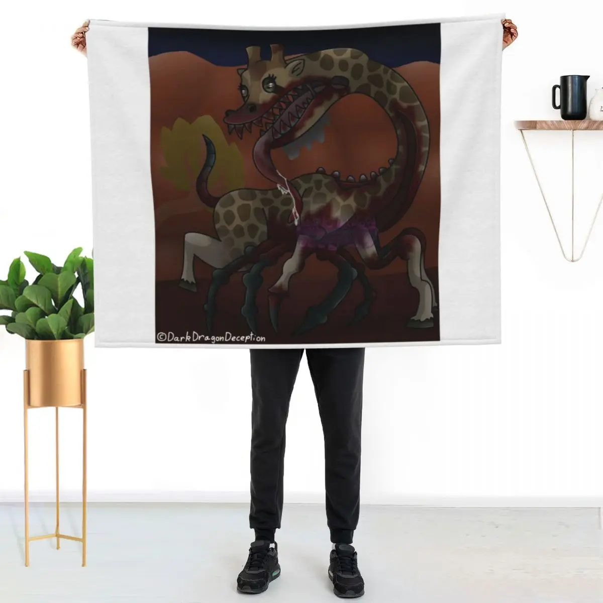 The Giraffe Enclosure (Zoochosis) Throw Blanket Sleeping Bag Sofa Quilt Decorative Throw Summer Beddings Blankets