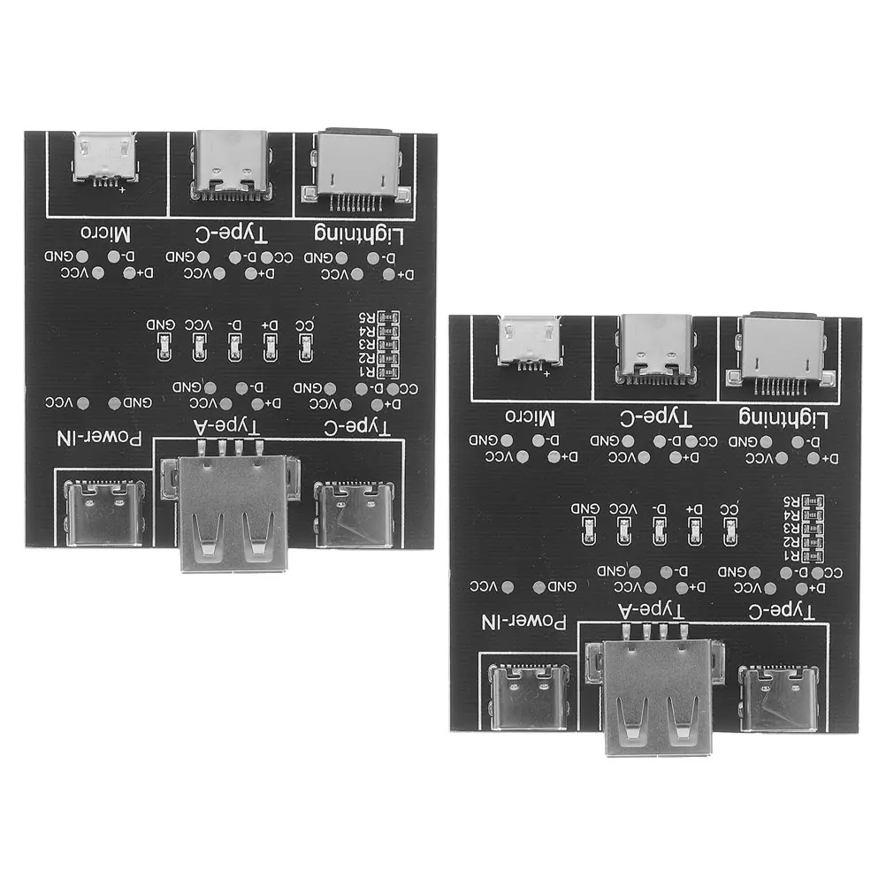 

2pcs USB Cable Tester Multifunction Wire Board Testing Tool for Charging Network Electric USB Tester Short Circuit