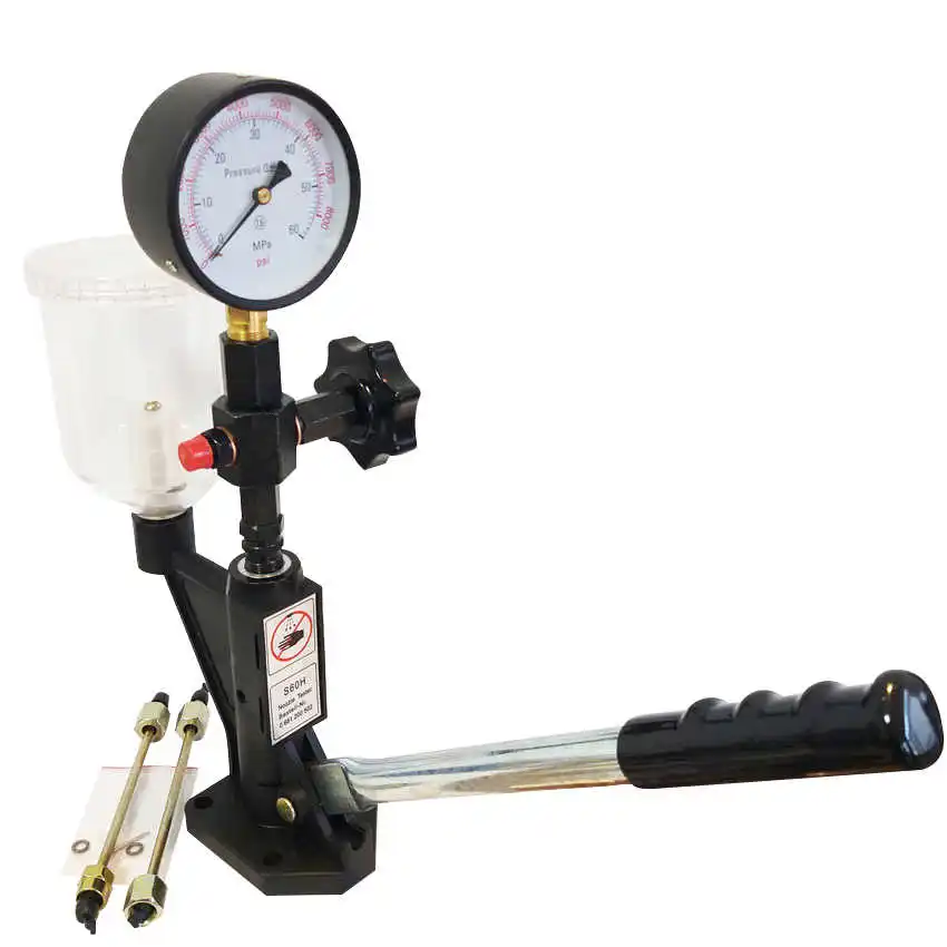 

S60h Diesel Injector Nozzle Tester with Adjust Valve Hand Pump Work with Common Rail Injector Tester