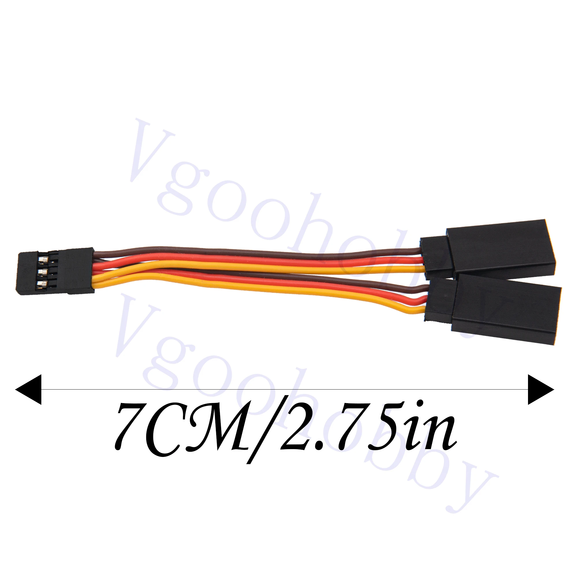 6Pcs JR Style Servo Splitter Cable, 2.75\