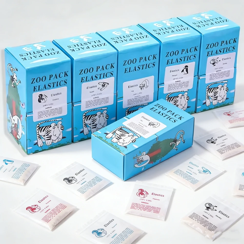 5000 Piece Dental Orthodontic Elastics Rubber Bands Latex Braces Force Zoo Pack High Quality 3.5 5.0 6.5 Ounce Set