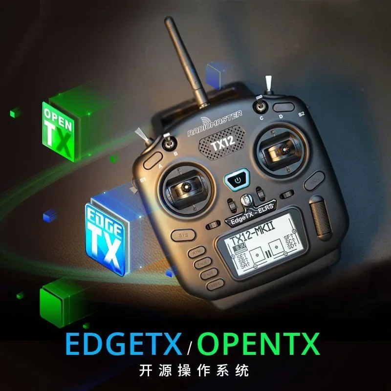 

Radiomaster TX12 MKIIOpen source multi protocol ELRS 2.4G time travel machine FPV model remote control