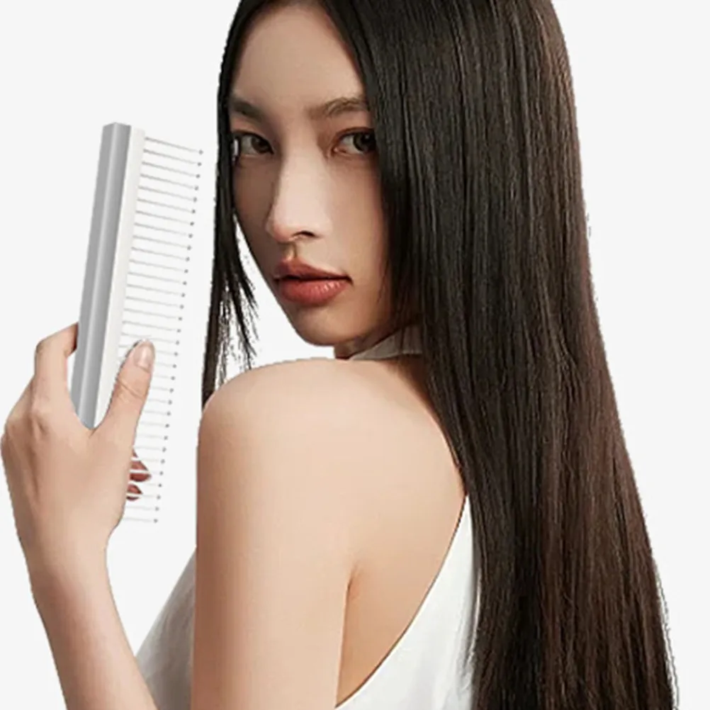 Professional Hair Straightening Comb with Scalp Massage Function Detangling Volumizing Styling Comb for Wet Dry -The-Go