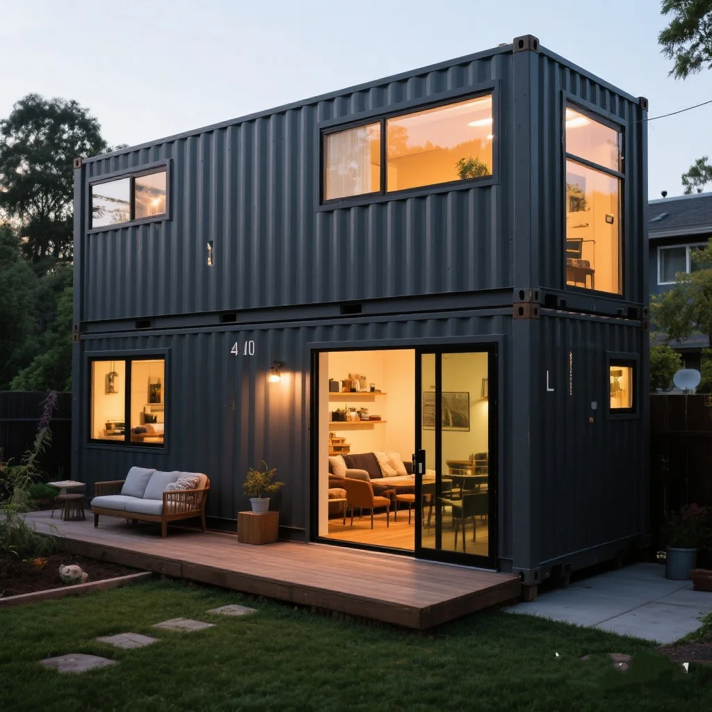 

China Factory Folding House Custom Prefab Luxury Modern Container House Flat Pack Villa 2 3 4 Bedroom House Container Home Steel