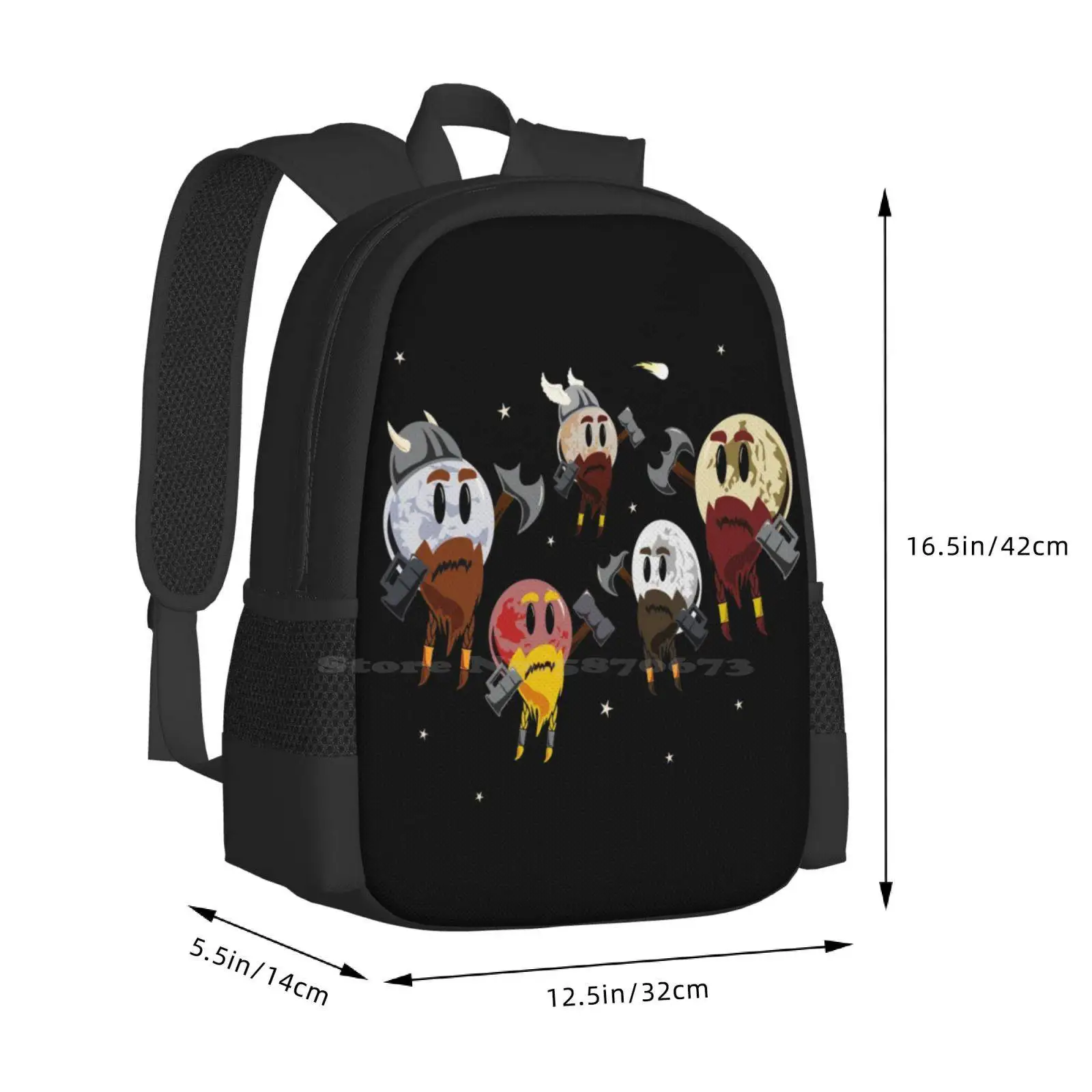 Pianeti nani nuovi arrivi borse Unisex borsa per studenti zaino pianeti nani nani Fantasy Funny Space Stars sistema solare Pluto