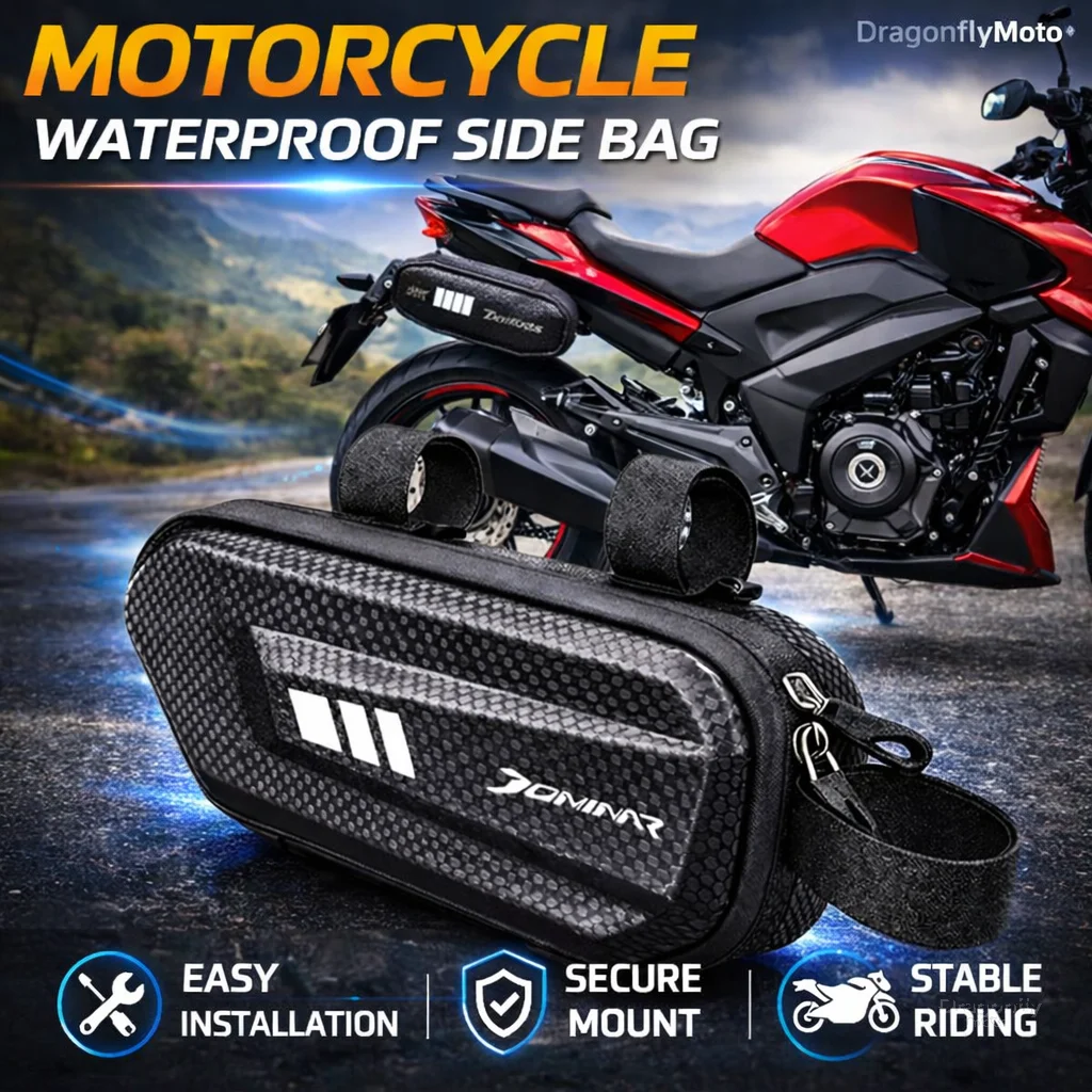 

Large Capacity Motorcycle Side Bag For Bajaj Dominar 250 400 Dominar400 Dominar250 Waterproof Multifunctional Storage Pouch