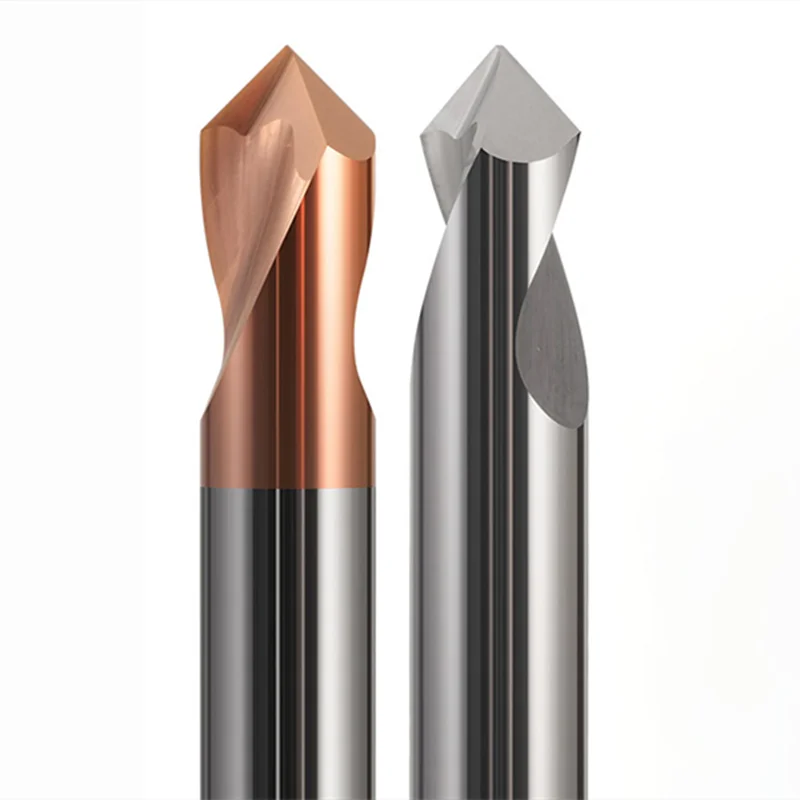 KaKarot Spot Drill Bit Point Angle 60 90 120 Degree for Machining Hole Drill Chamfering Tools carbide end mill Steel AL