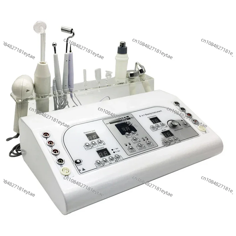 8-in-1 Multifunctional Ultrasonic Beauty Instrument, Fast Blackhead & Grease Absorption Facial Care Device
