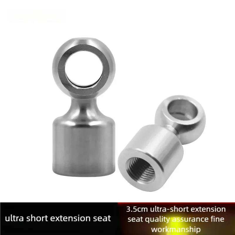 304 Stainless Motorcycle Brake Line Extension M10 Oil Pipe Connector for Tight Space Hydraulic Brake Modification Parts