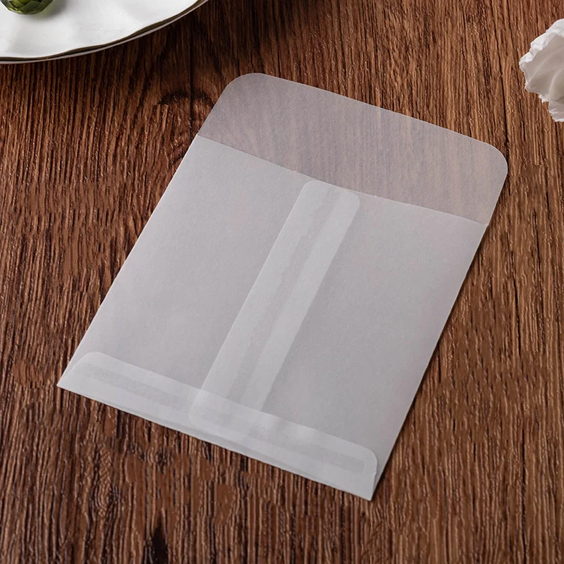 50Pcs Mini Flat Glassine Paper Envelopes Small Storage Bags for Earrings Rings Coins Photos Stamp Jewelry Packing image 4