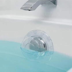 Couvercle de vidange de trop-plein de baignoire, joint à ventouse, bouchon de baignoire pour un bain plus profond pour la proximité du trop-plein