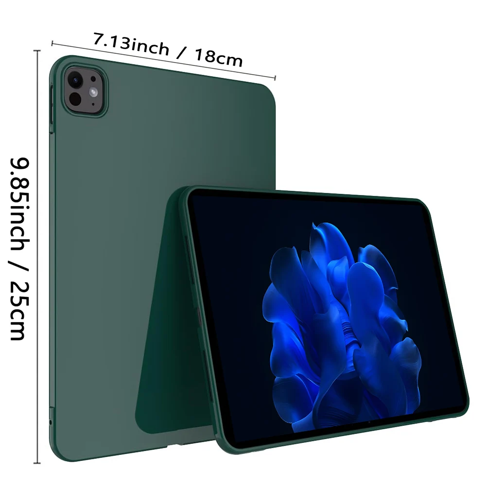 GEFENIS For IPad Pro 11 & Air 4/5/6/7 Case [2020-2022 Models] Soft Silicone Protective Cover - Lightweight, Scratch-Resistant