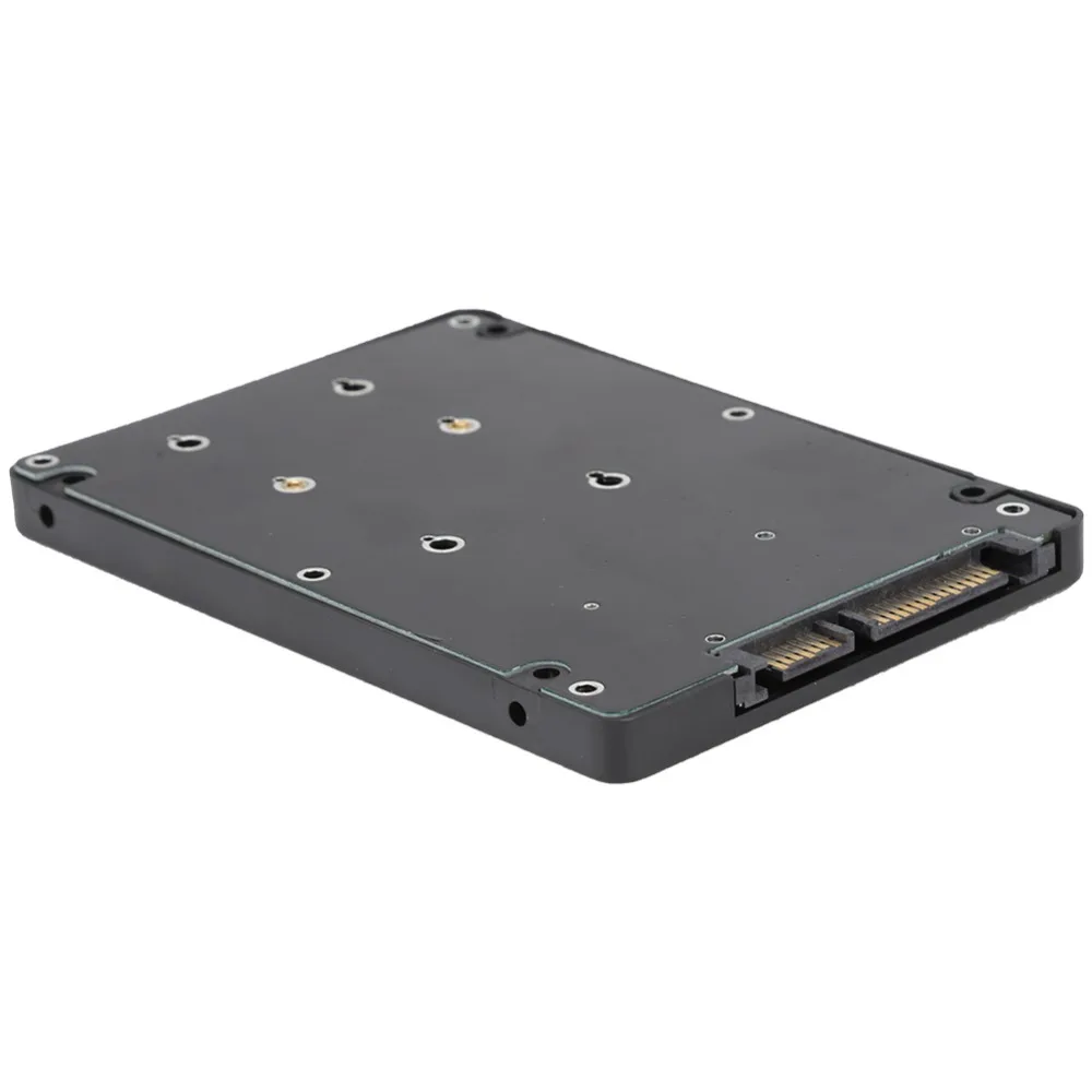 2.5inch Mini PCIe Adapter Not Inclube Hard Disk 7mm Drive MSATA Adapter External Design Black /White Hard Drive Case