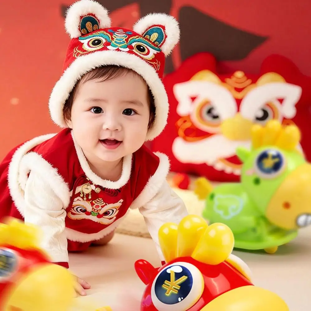 Aufziehbares Interaktives Tierpferd-Spielzeug mit Bewegung, Cartoon-Stil, Lustiges Aufziehmodell als Geschenk