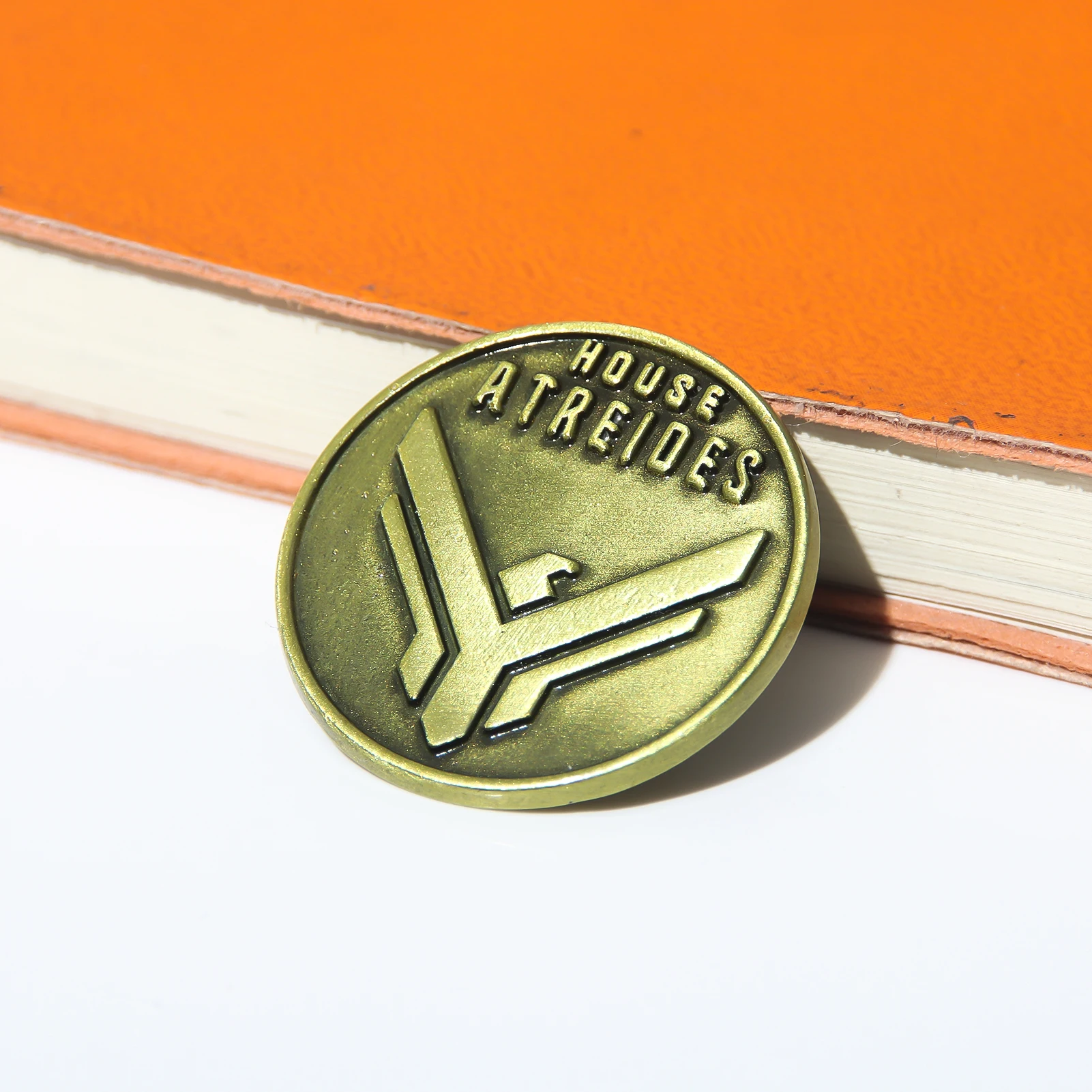 Movie Dune Brooch House Atreides Circle Eagle Pins Vintage Metal Badge for Men Woman Clothing Backpack Accessories