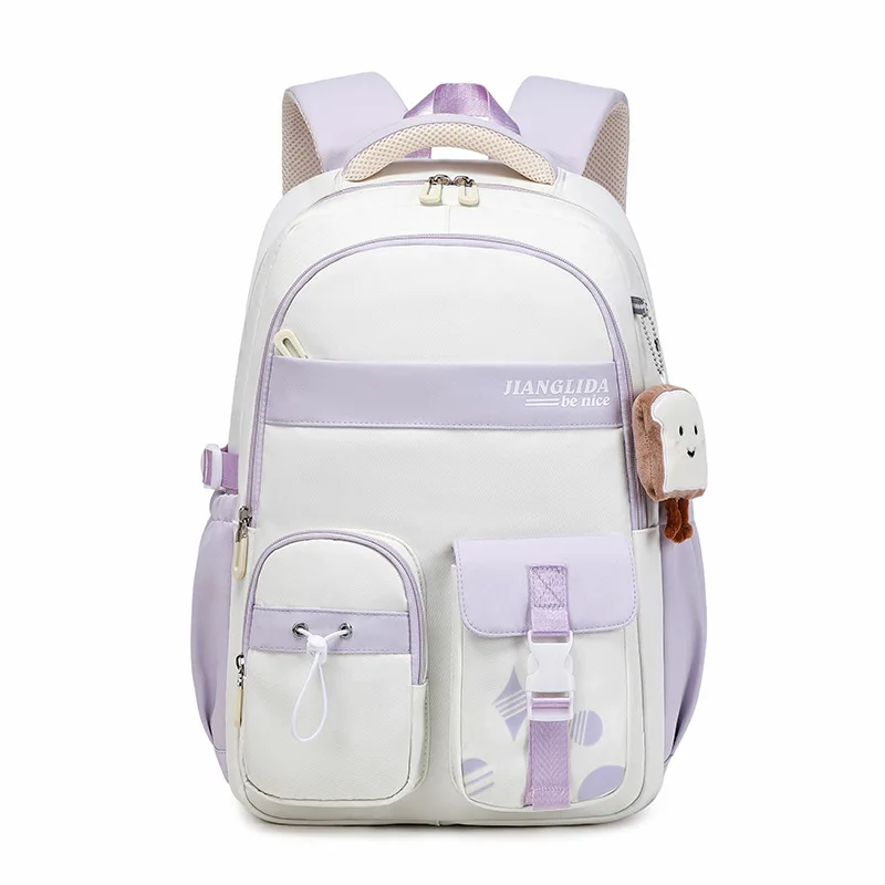 

New Fashion kawaii Backpack Children School Bags for Girls Nylon Large School Backpack for teenagers Schoolbag Kids Book Bag