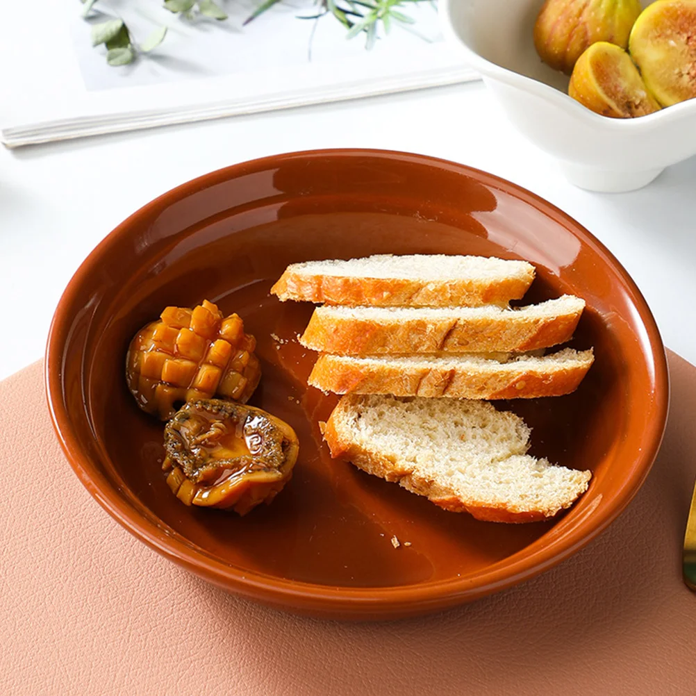 

1Set Ceramic Snail Baking Tray Premium Escargot Dish 6 Holes Compartment Plate Microwave Oven Dishwasher Safe Modern Serving