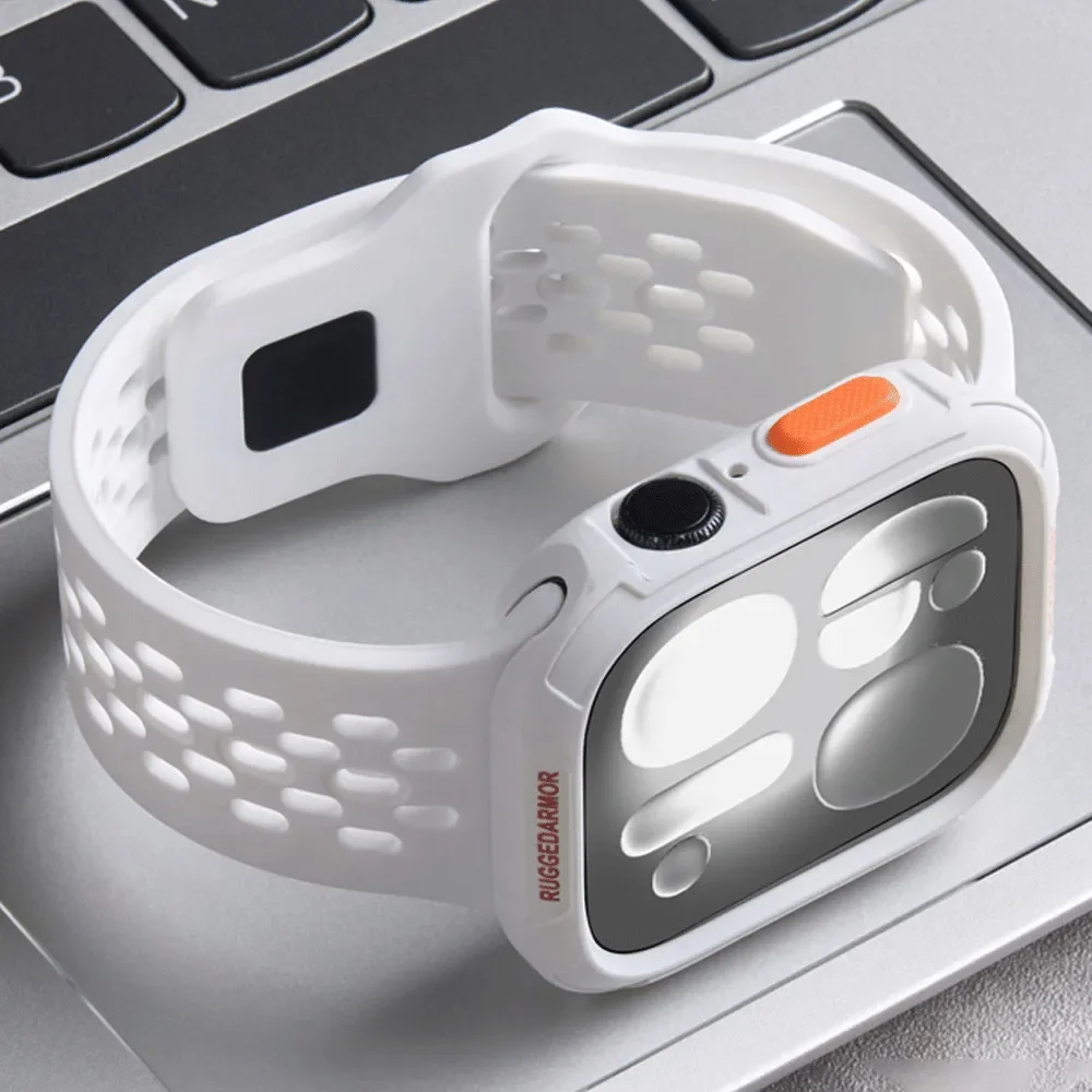 Silikon-Sportarmbänder TPU-Schutzhülle für Apple Watch Ultra 3 2 49mm S11 S10 46mm 42mm 45mm 44mm 41mm 40mm Für iWatch 9 8 SE – Detail 7