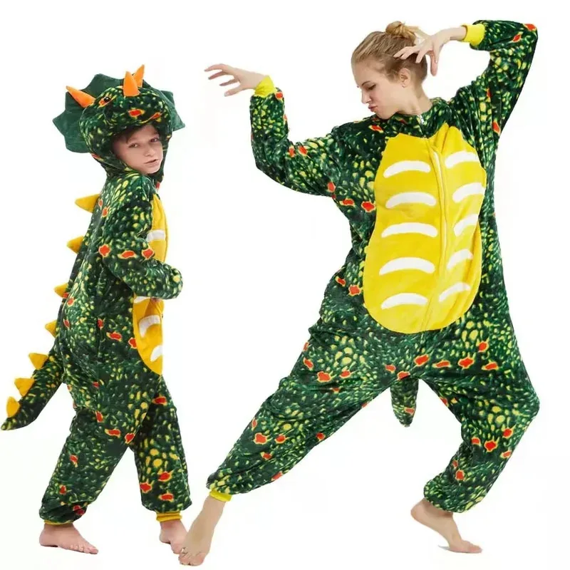 

Halloween Dinosaur Animal Cartoon Hooded Jumpsuits Kids Onesies Kigurumi Dragon Pijama Panda Sleepwear Adult Onesie Boy Onesies