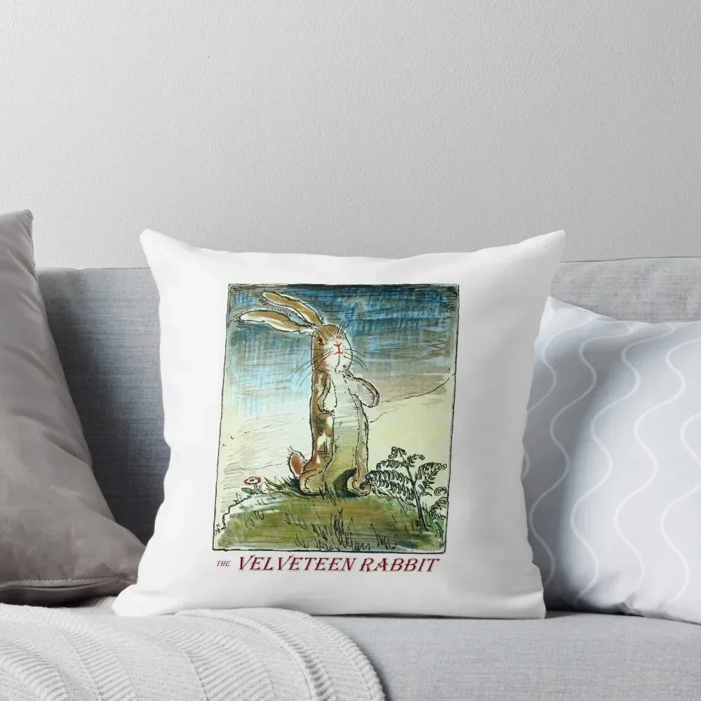 

The Velveteen Rabbit - What is Real by Margery Williams Throw Pillow Decorative pillow case covers for pillows pillow