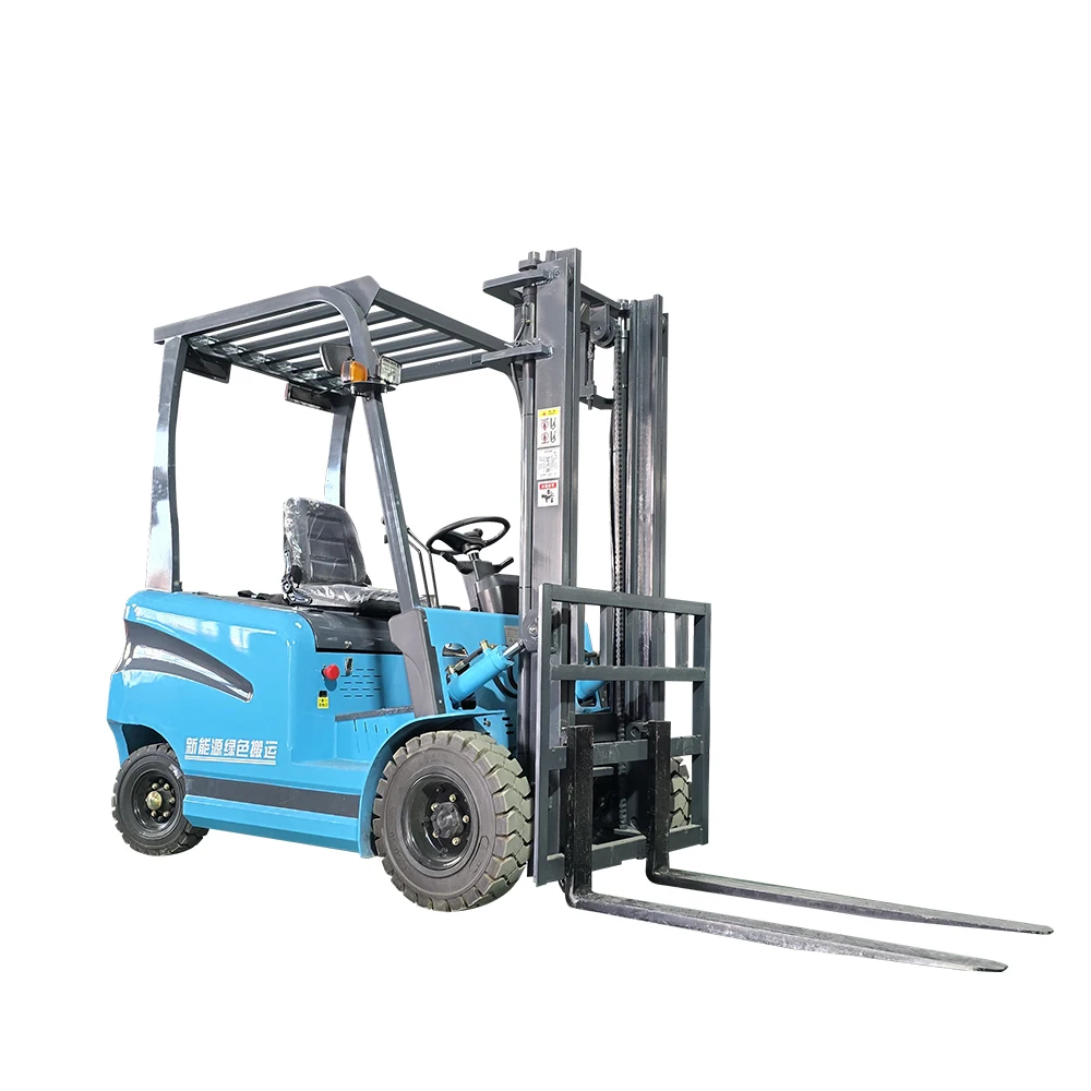 Four Wheel 1 Ton Electric Forklift Price New Forklift Electric Forklift Vehicle