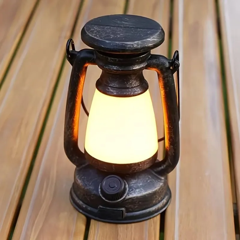 

Solar Retro Camping Outdoor Horse Light Emitting Diode Tent Light Emergency Night Fishing Chandelier