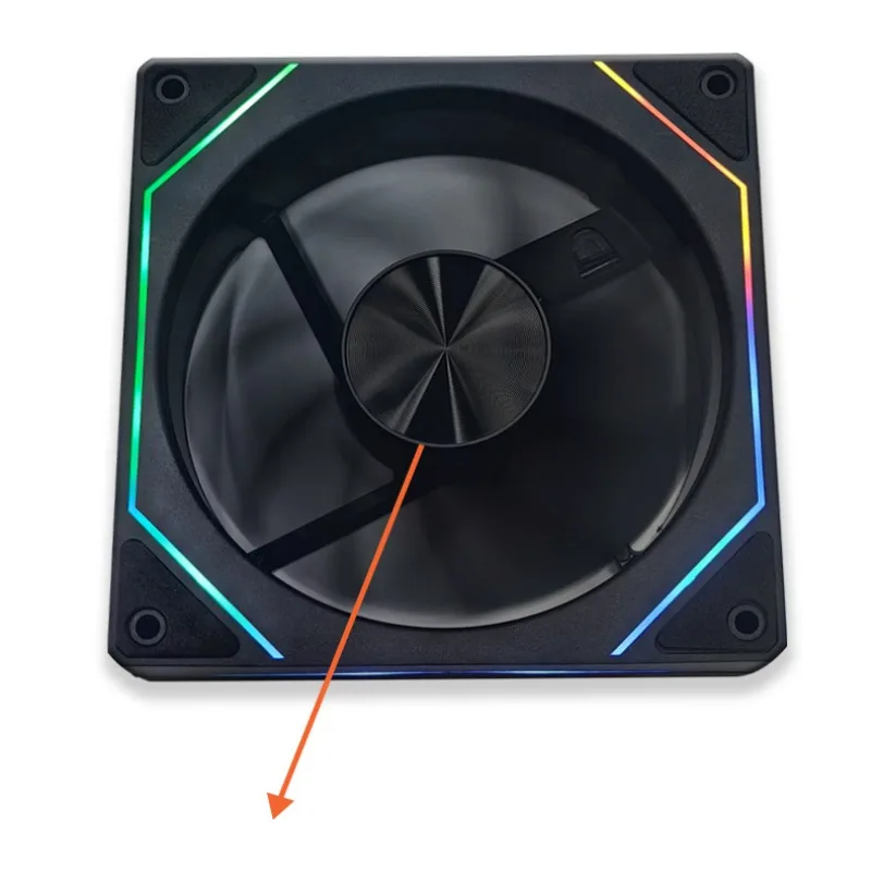 Prism 7 PRO RSchassis ventilador luz divina síncrona 12cm ARGB 5V/3 pines/4 pines interfaz ventilador de refrigeración 12V alto volumen de aire 600-1500RPM