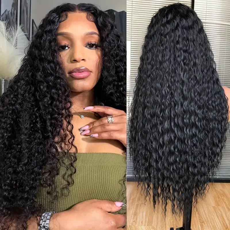 13x6 lace frontal wig deep wave water wave curly wig human hair wigs bob cheap wigs on sale clearance for women choice