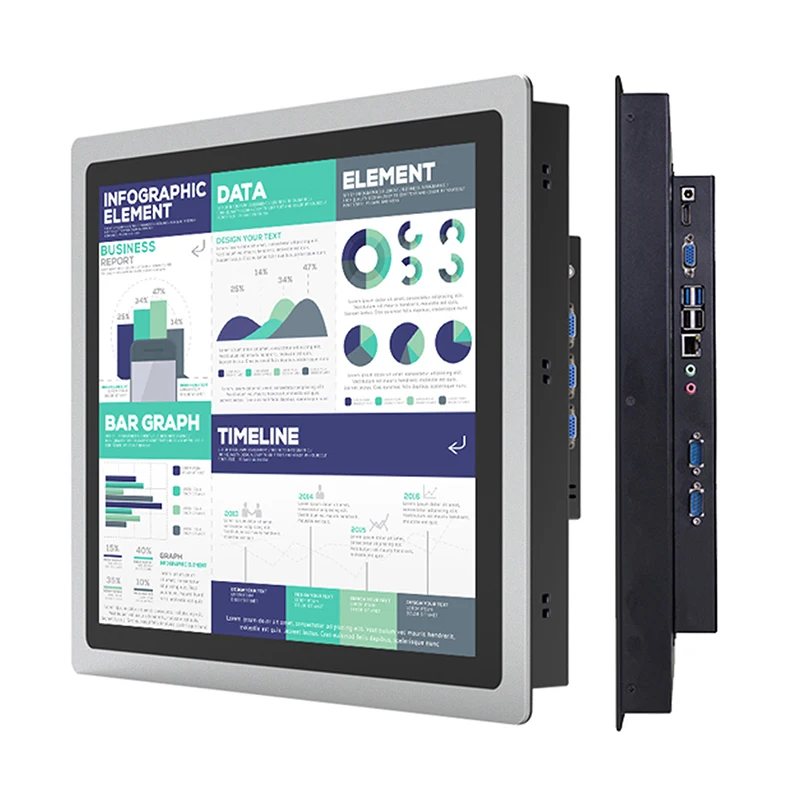 17 Inch Capacitive Touch Screen Industrial Panel PC Embedded Computer Intel Core i3/i5/i7 5 Generation With WiFi Module