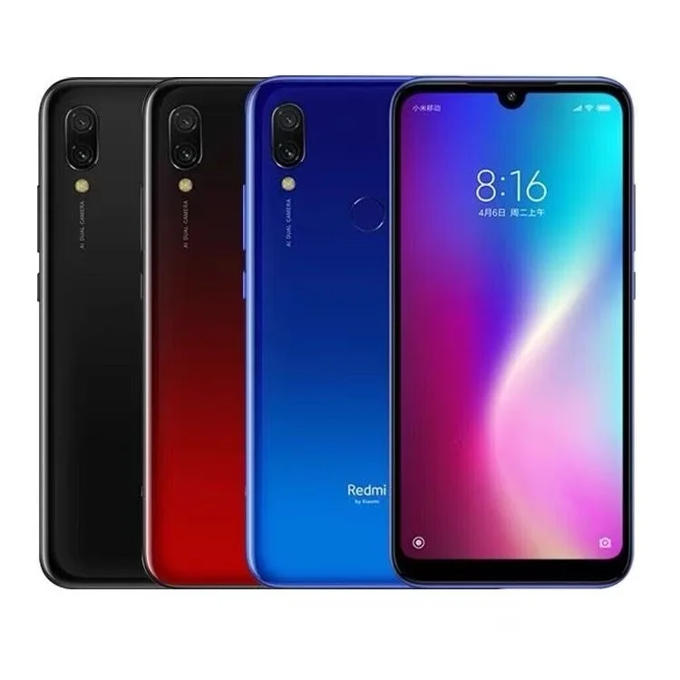 Оригинальный смартфон Xiaomi Redmi 7 4G с глобальным ПЗУ, 4 ГБ, 64 ГБ, 6,26 дюйма, HD-экран, восьмиядерный процессор, 4000 мАч, разблокированные телефоны Android 4G Оригинальный смартфон Xiaomi Redmi 7 4G с глобальным ПЗУ, 4 ГБ, 64 ГБ, 6,26 дюйма, HD-экран, восьмиядерный процессор, 4000 мАч, разблокированные телефоны Android 4G