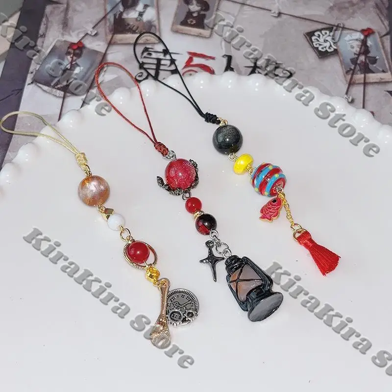 Identity Ⅴ Phone Chain Naib Subedar Phones Strap Ornaments Anime Collect Pencil Case Chains Aesop Carl Cosplay Pendant Decor