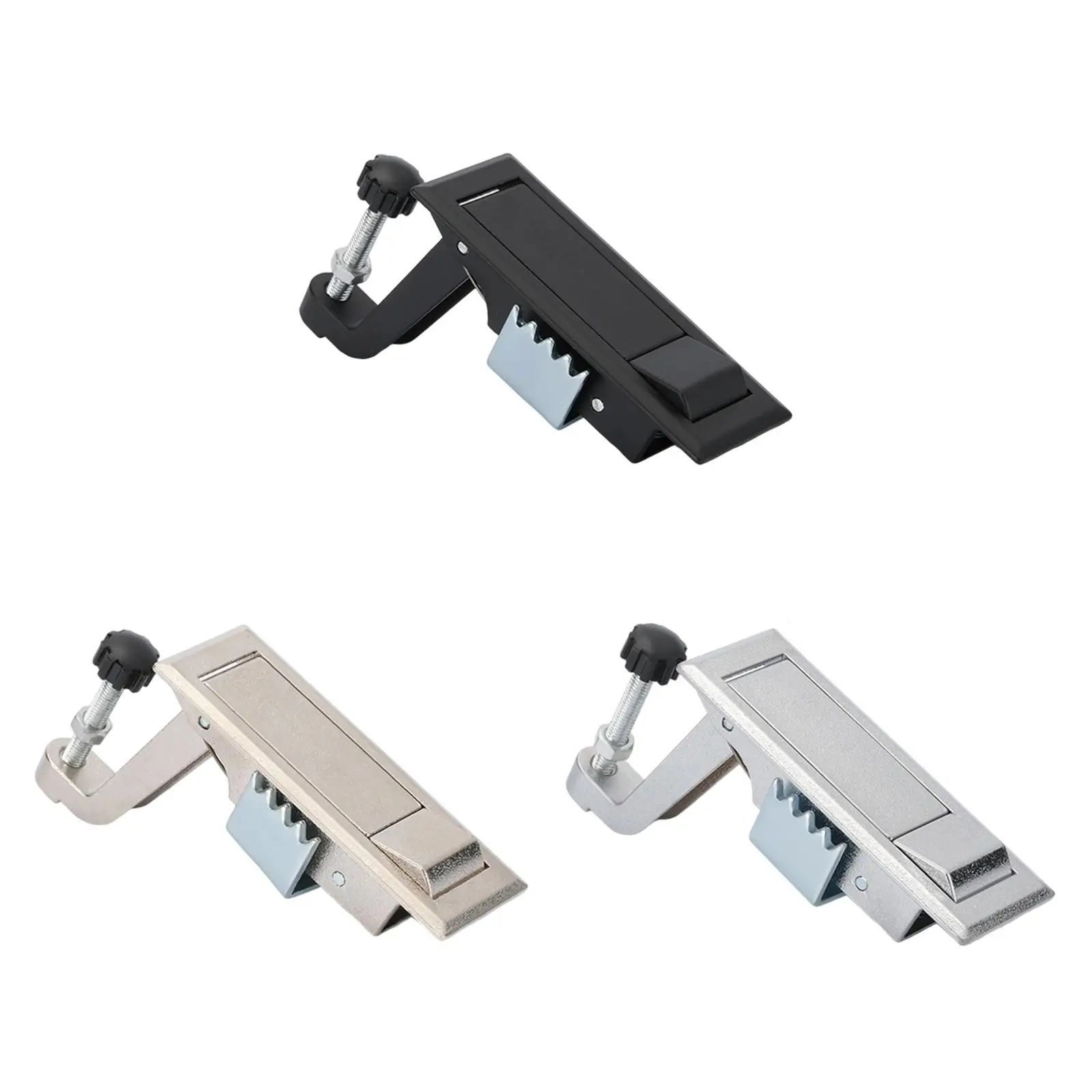 Hand Operated Compression Latch Lock for Electric Box Cabinet Flush Mount Push Button for Car Boat