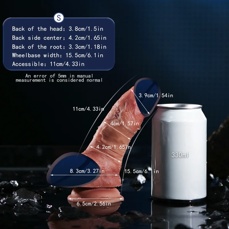 샤오 시옹 카 세 블랙 맨 페이크 페이크 페이크 페이크 딜도 실리콘 블루 베인즈 페이크 페니스 남성 여성 자위 스틱 게이