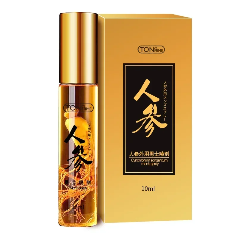 Ginseng For Men Delay Spray Men Male Non-numbing External Delay Prolong Ejaculation 120 Minutes Penis Enlargment Erection Spray