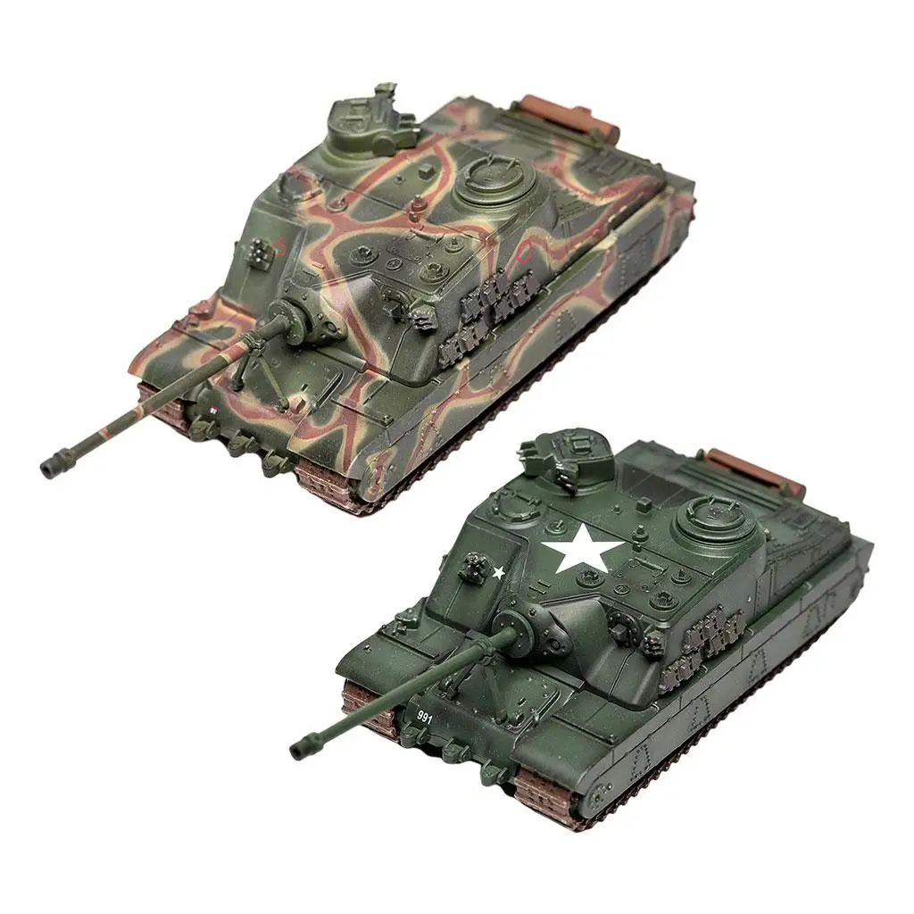 Colección de vehículos tanque fundidos a presión de aleación, decoración de escritorio de oficina, regalos para adultos, juguetes, 1/72