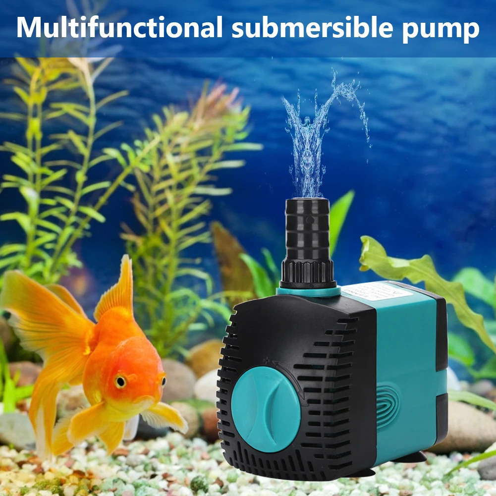 220V-240V Aquarium Dompelpomp Filter Fontein Filter Visvijver Kant Zuig Pomp Rustig Aquarium fontein Aquarium