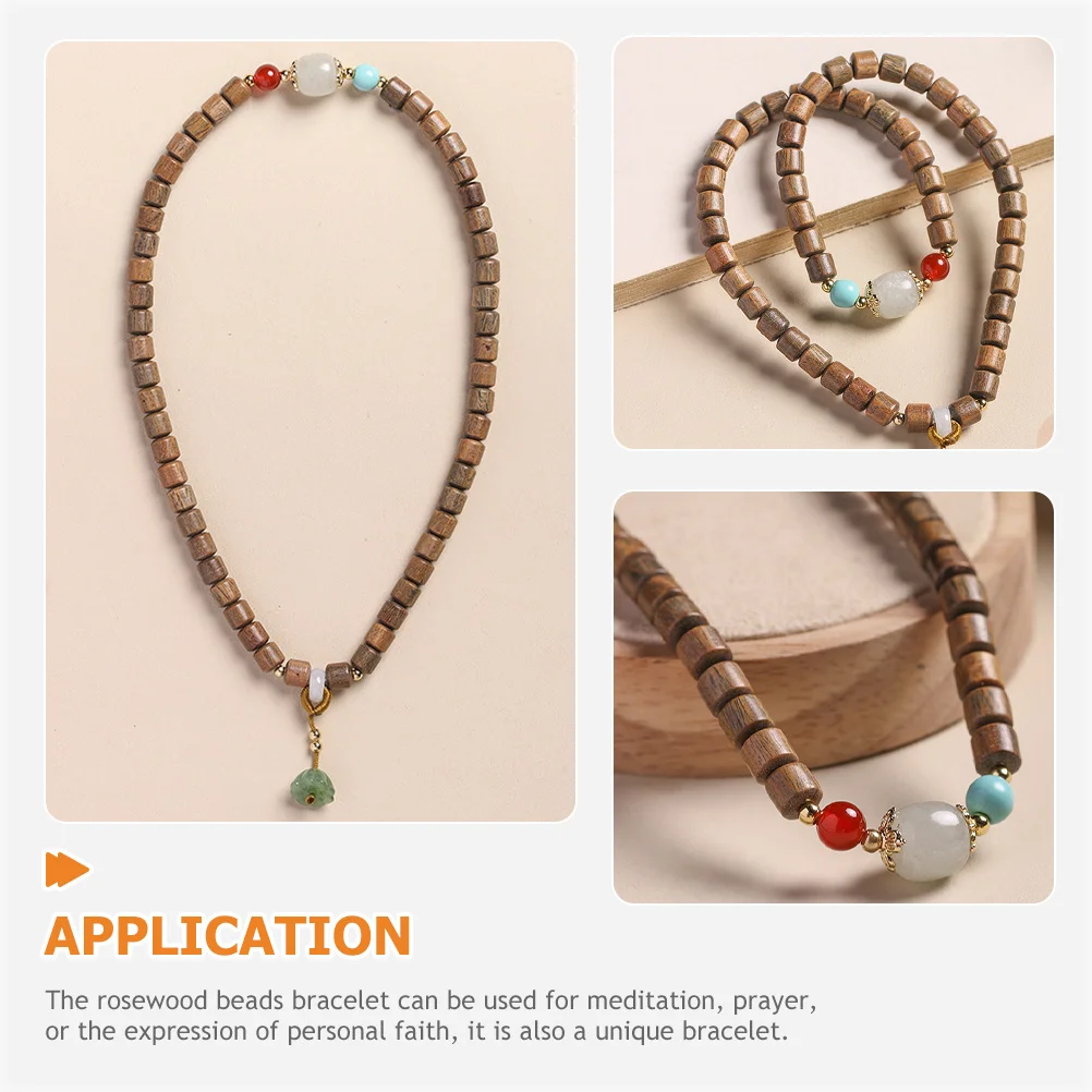 

Jade Stone Agate Beads Bracelet Women Prayer Meditation Fashion Sandalwood Handmade Bracelet for Women