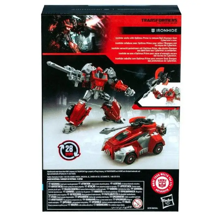 Op voorraad getransformeerd speelgoed SS Cybertron Battle V-klasse WFC Iron Gamer Edition Action Figure Collection Gift