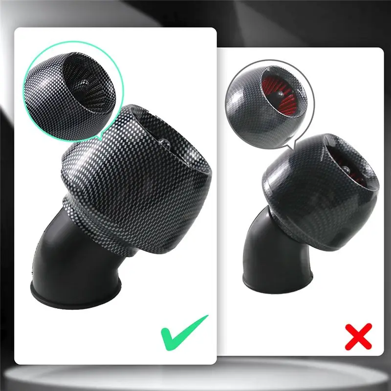 A30F-Motorcycle Air Filter Pod Air Intake Filter Modification Accessories Replacement For Scooter ATV For 48Mm 42Mm 35Mm 28Mm