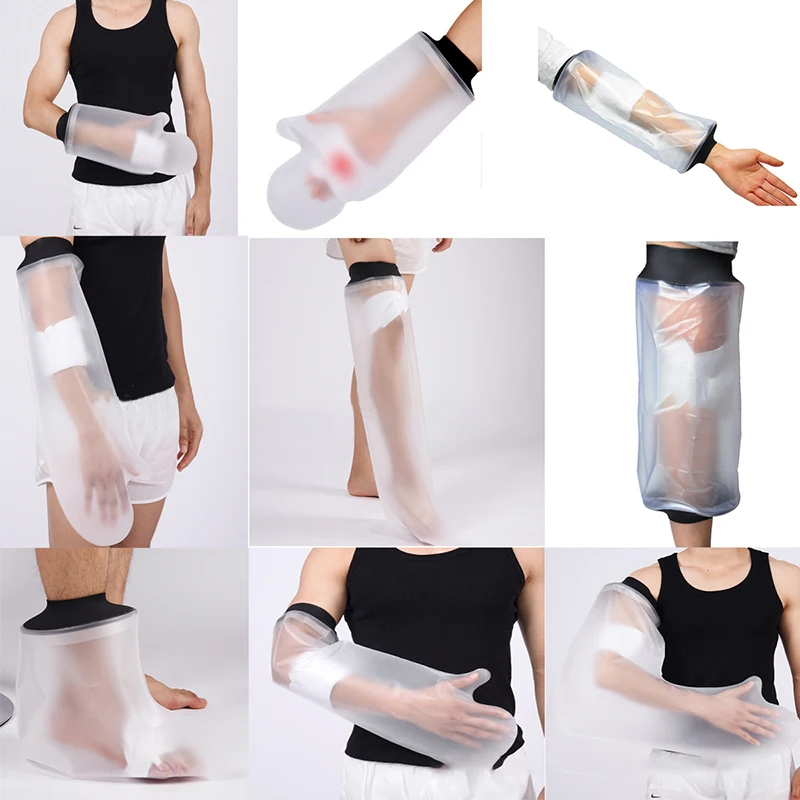 Shower Cover Child Adult Waterproof Sealed Cast Bandage Protector Wound Fracture Leg Foot Arm Hand Bath Protective Ring Sleeve